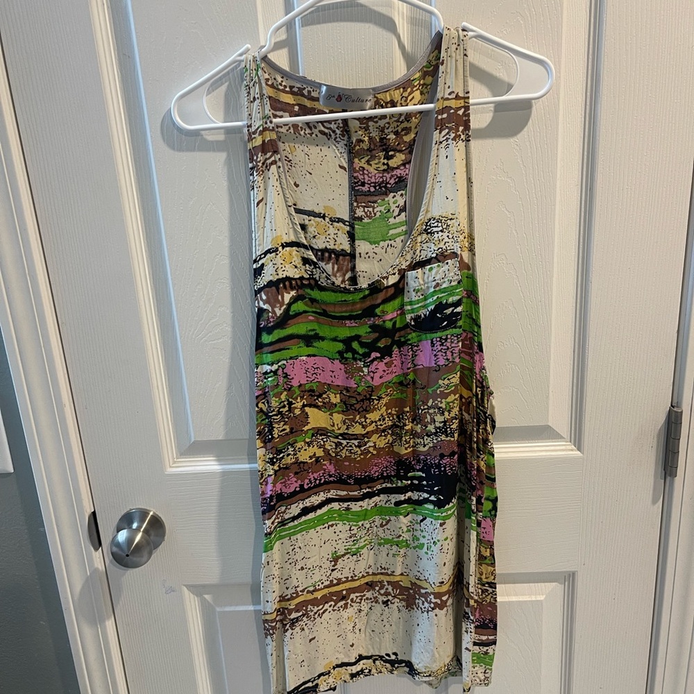 Was worn as a short dress, but also as a cover-up